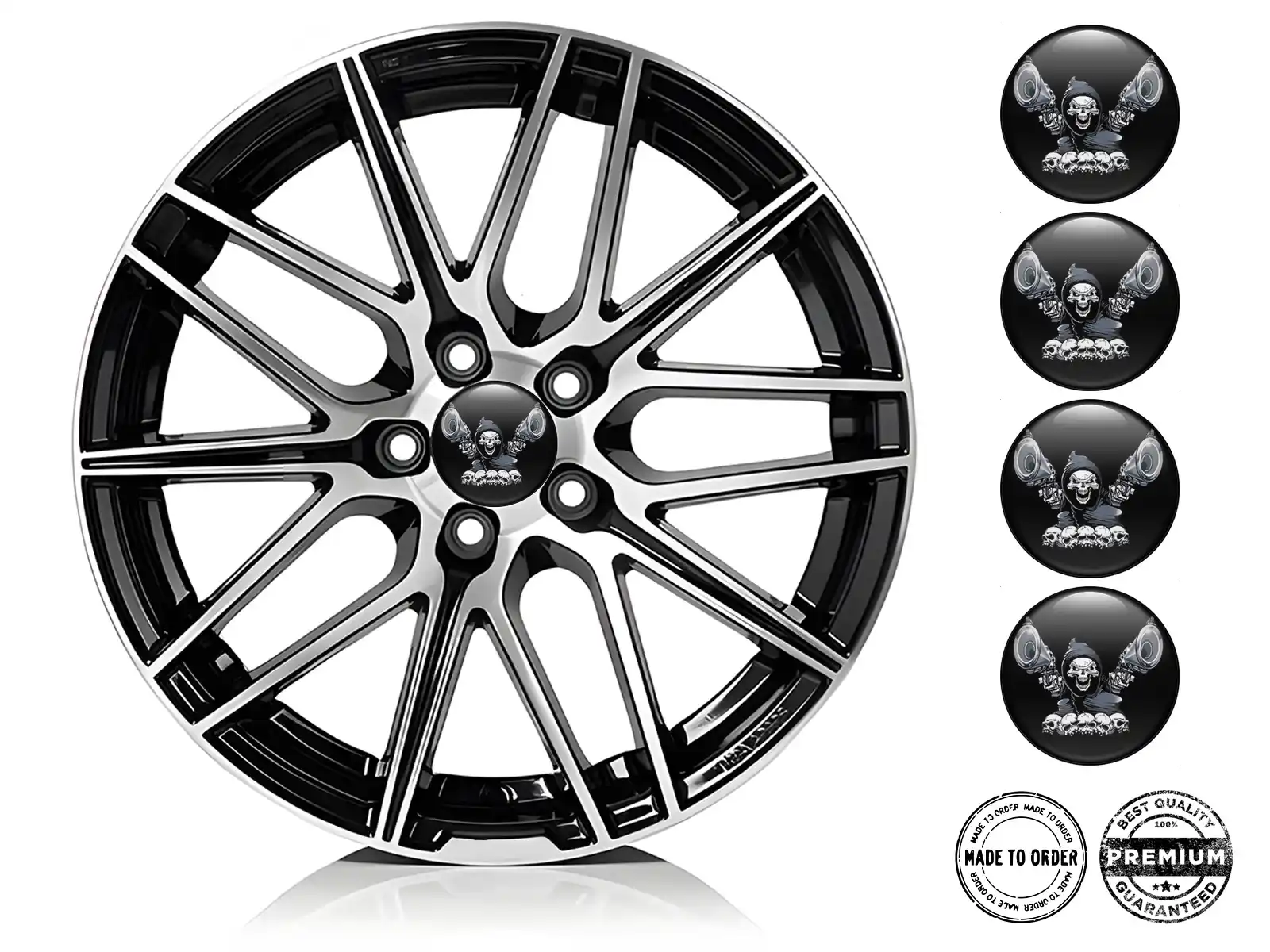 Wheel Stickers Limited Sleek Racing Labels